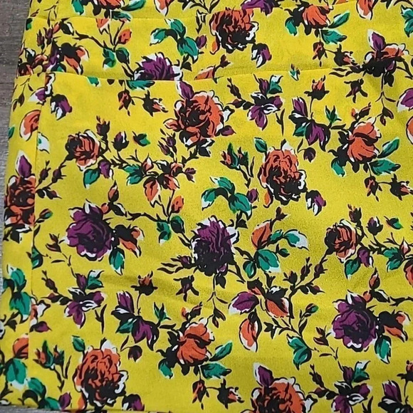Zara Draped Floral Print Jeweled Mini Skirt - Picture 8 of 17